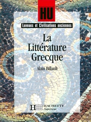 cover image of La Littérature grecque--Ebook epub